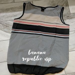 Banana republic sheer bubble blouse